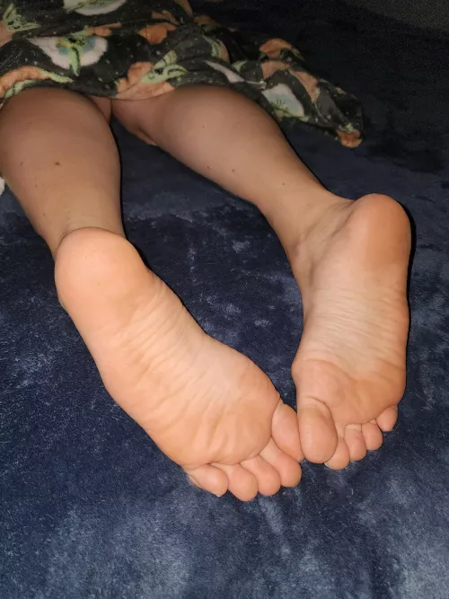 Because apparently stepping on people's feelings all day is a workout. Time for these soles to soak up some much-needed TLC. 😴💤