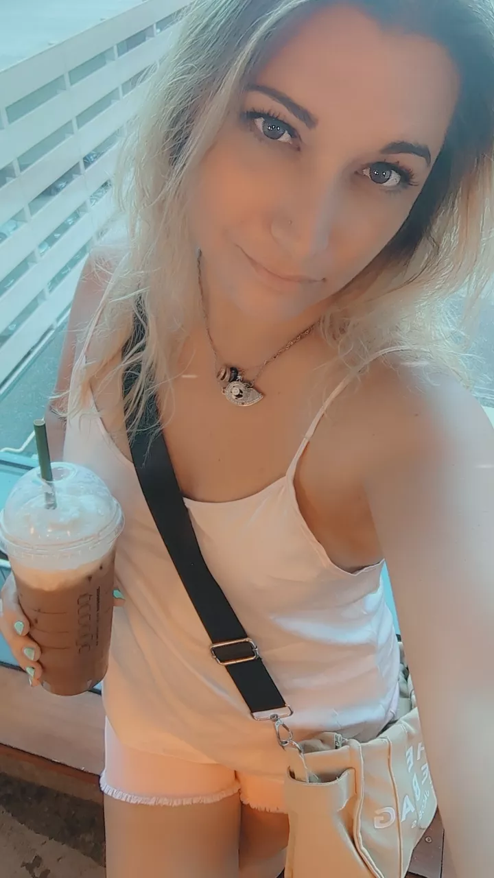 Early starbucks runs never involve a bra