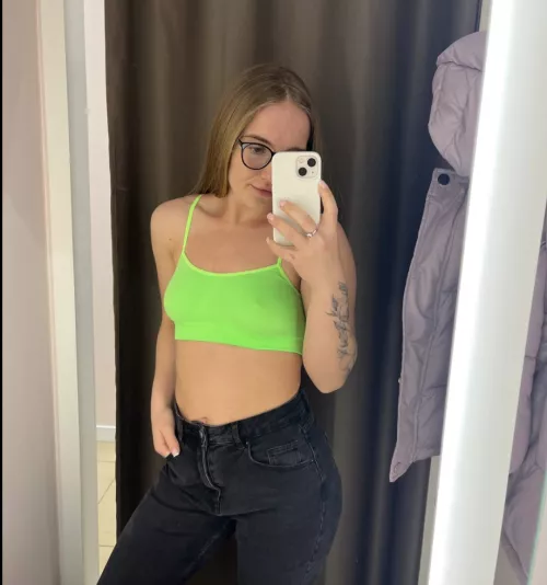 I don't mind if you can see through my crop top