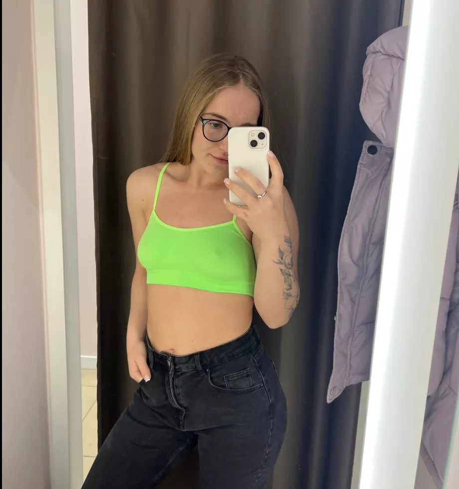 I don't mind if you can see through my crop top