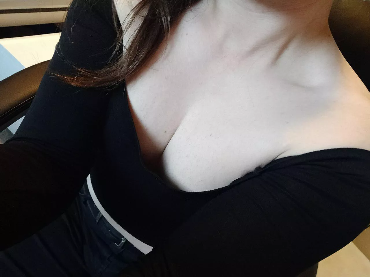 It's rude to stare down a femboy's top, y'know...