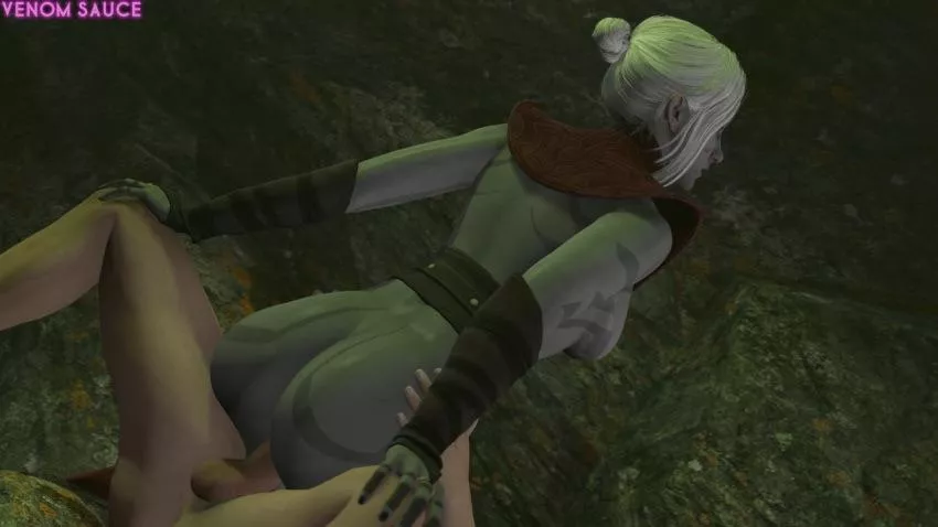 Merrin riding (venomous sausage)