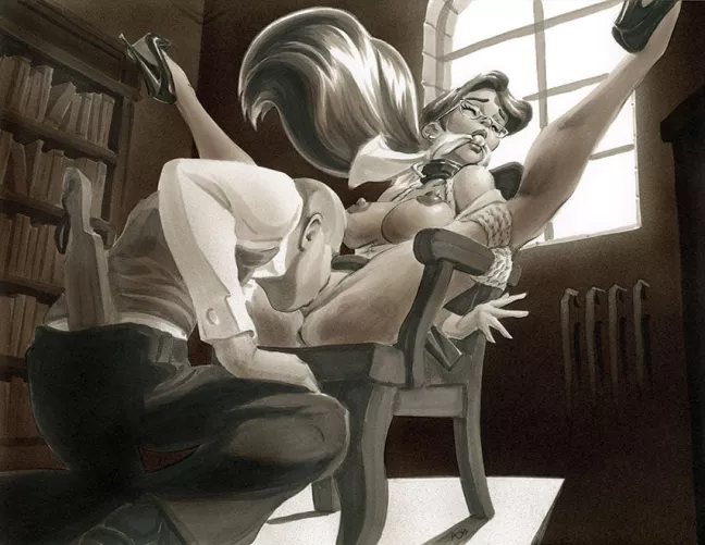 Millie Meets with the Headmaster [Andy's Dames]