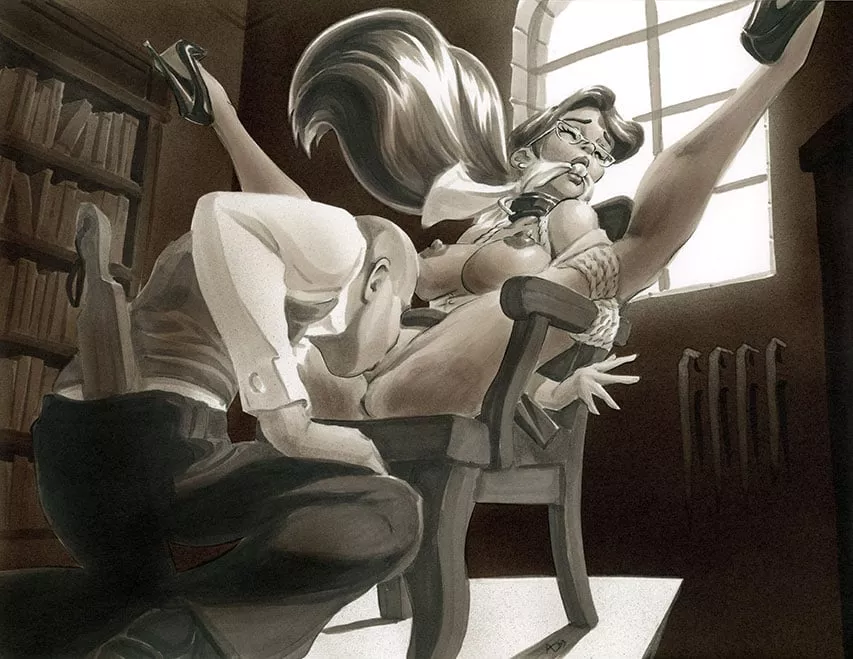 Millie Meets with the Headmaster [Andy's Dames]