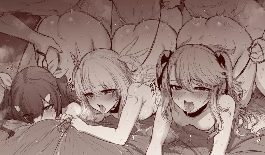 Mind melting gangbang