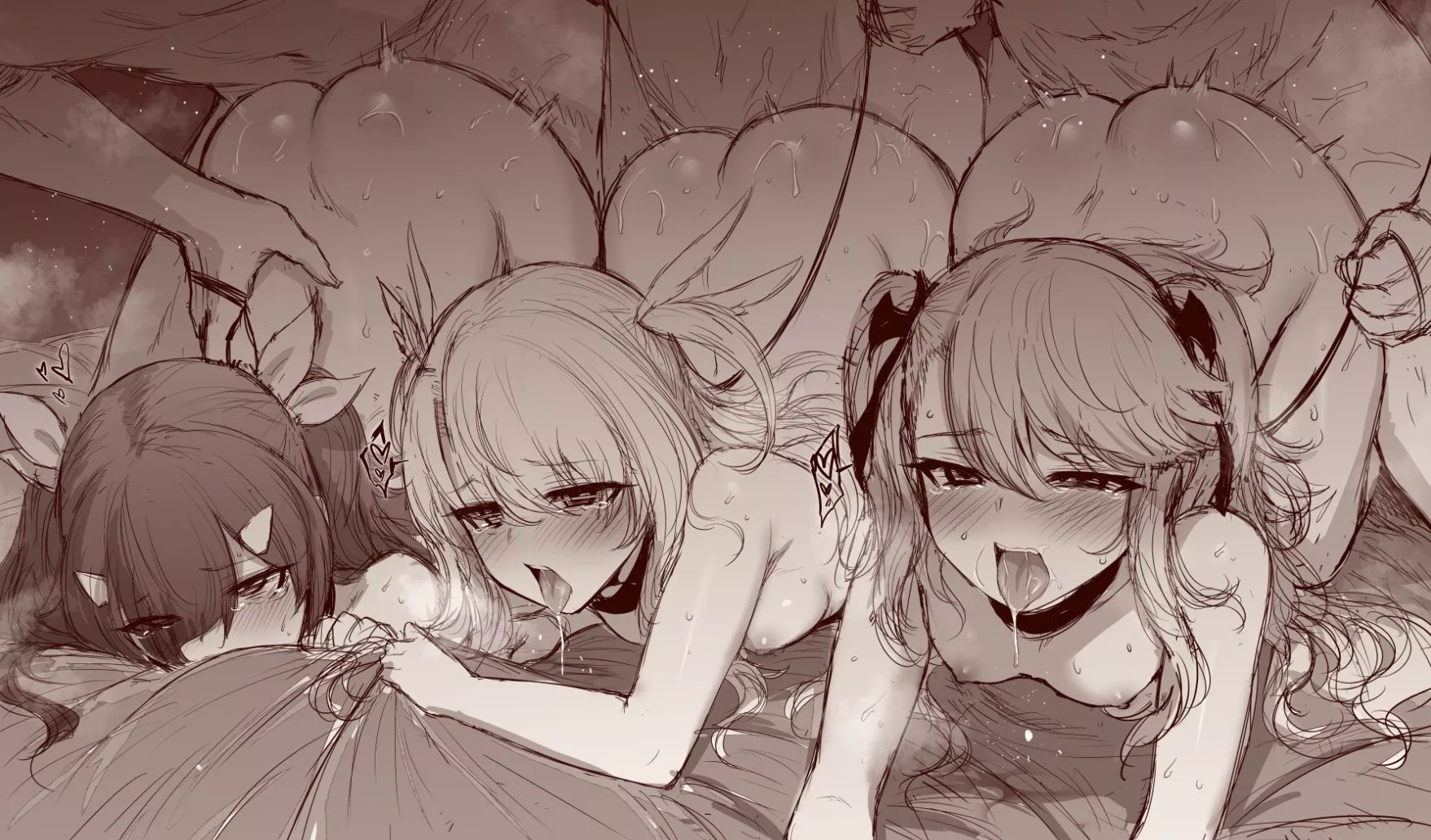 Mind melting gangbang