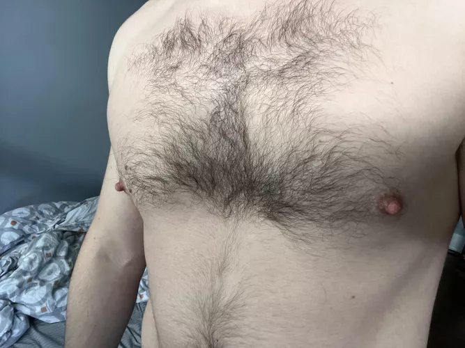 my 25-year-old chest, am i making y’all proud? 😇