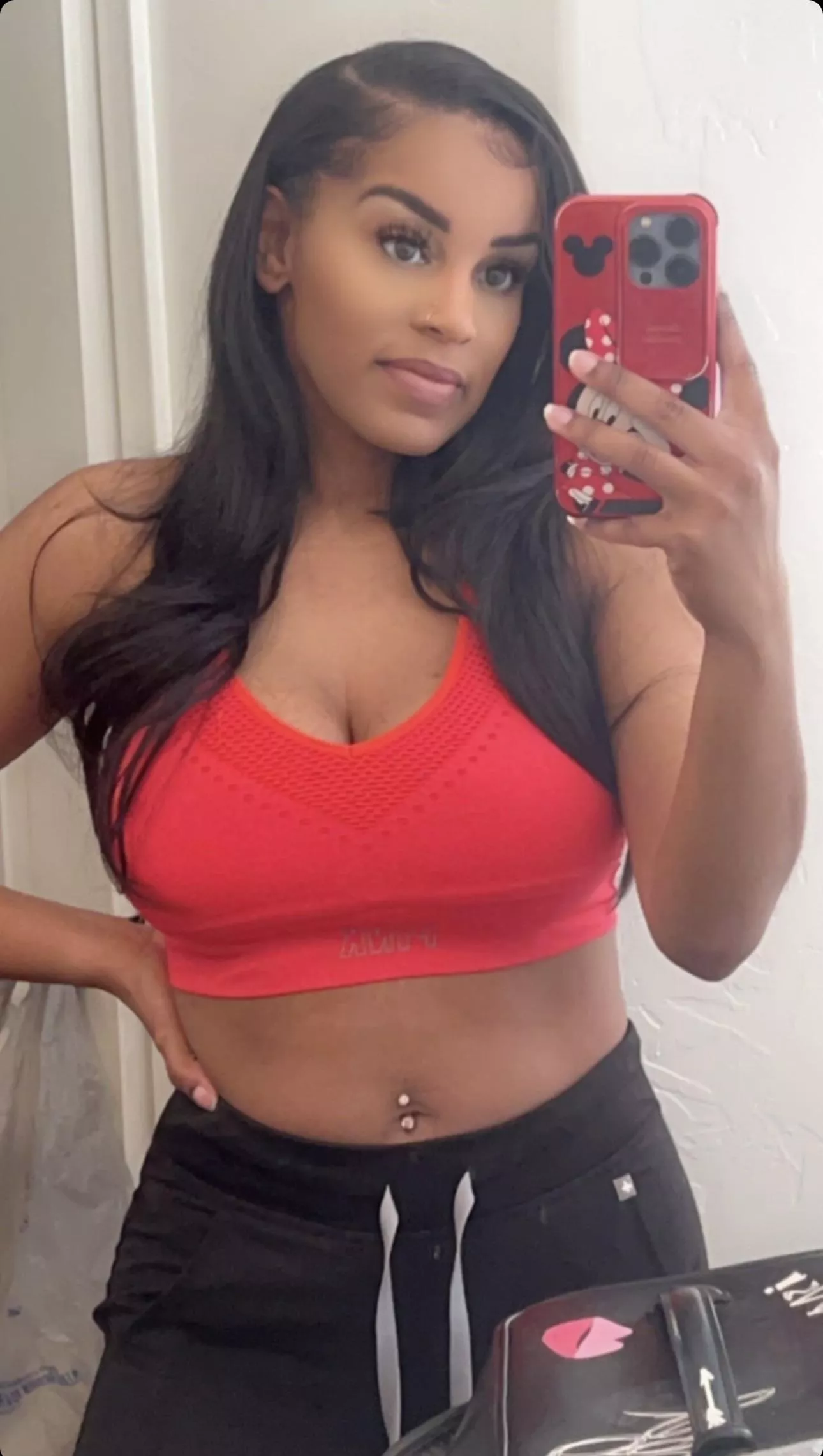 Should I do a sports bra under my scrub top or no bra?