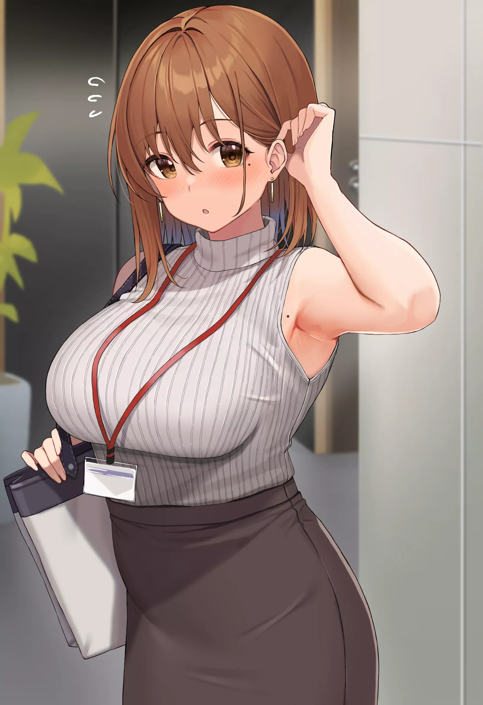 Sleeveless top OL [Artist's Original]