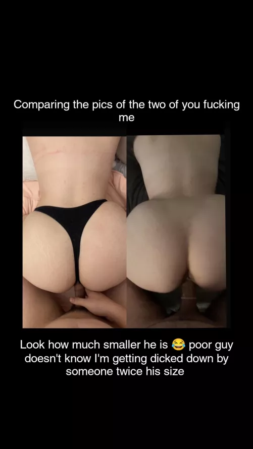 Such an obvious difference!