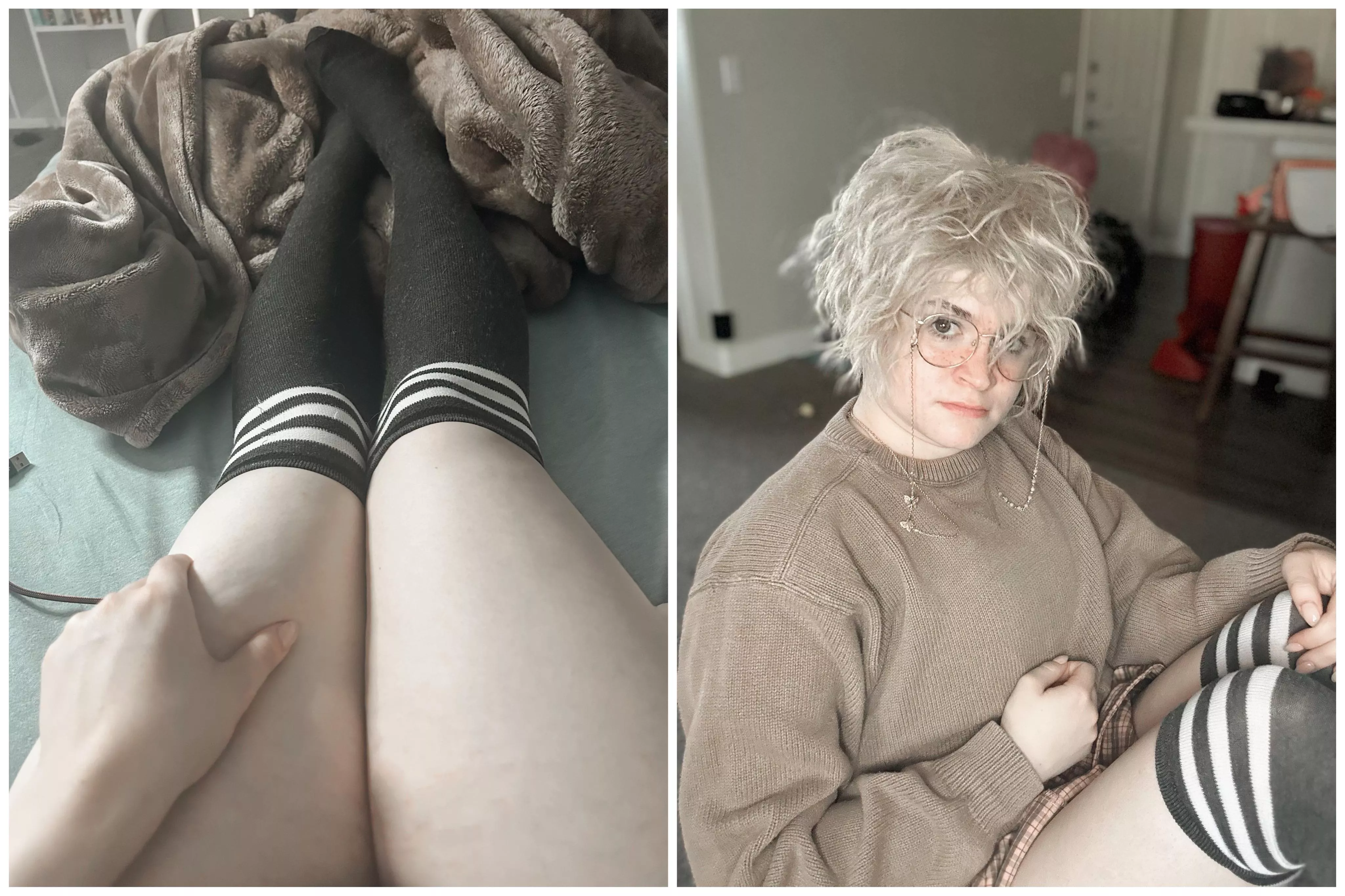 the face vs the thighs