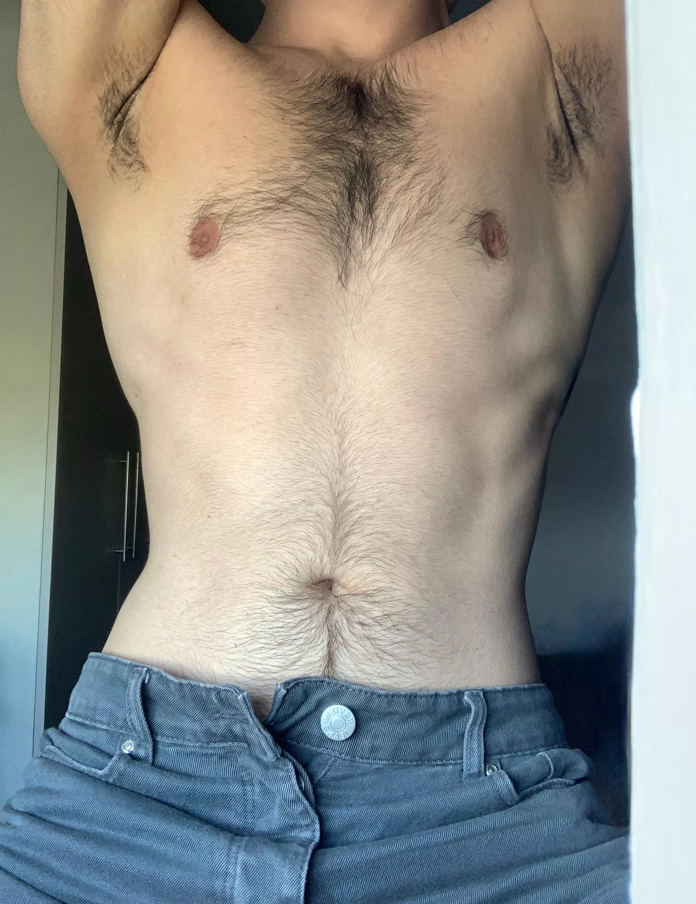 Would you run your fingers through my chest?