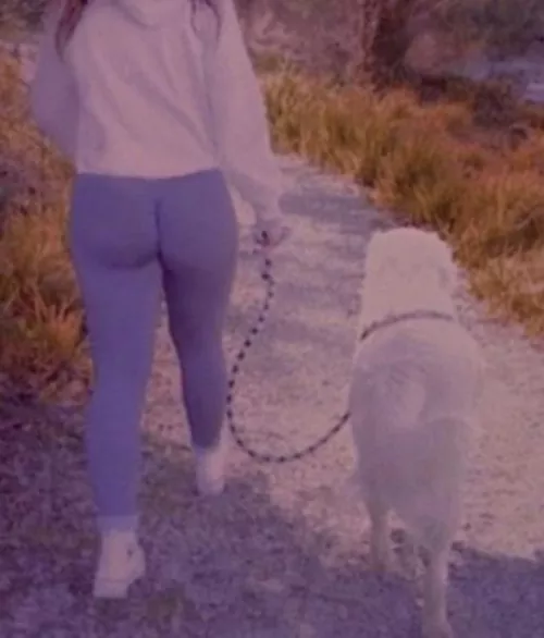 anyone know why my man always walks behind me?