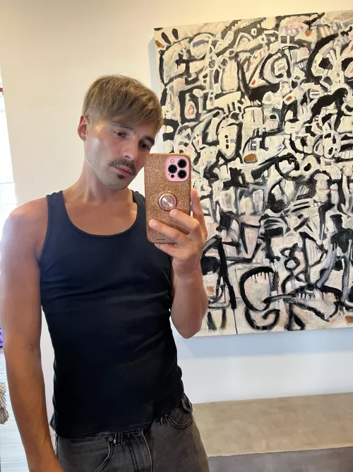 Decided to grow a mustache.