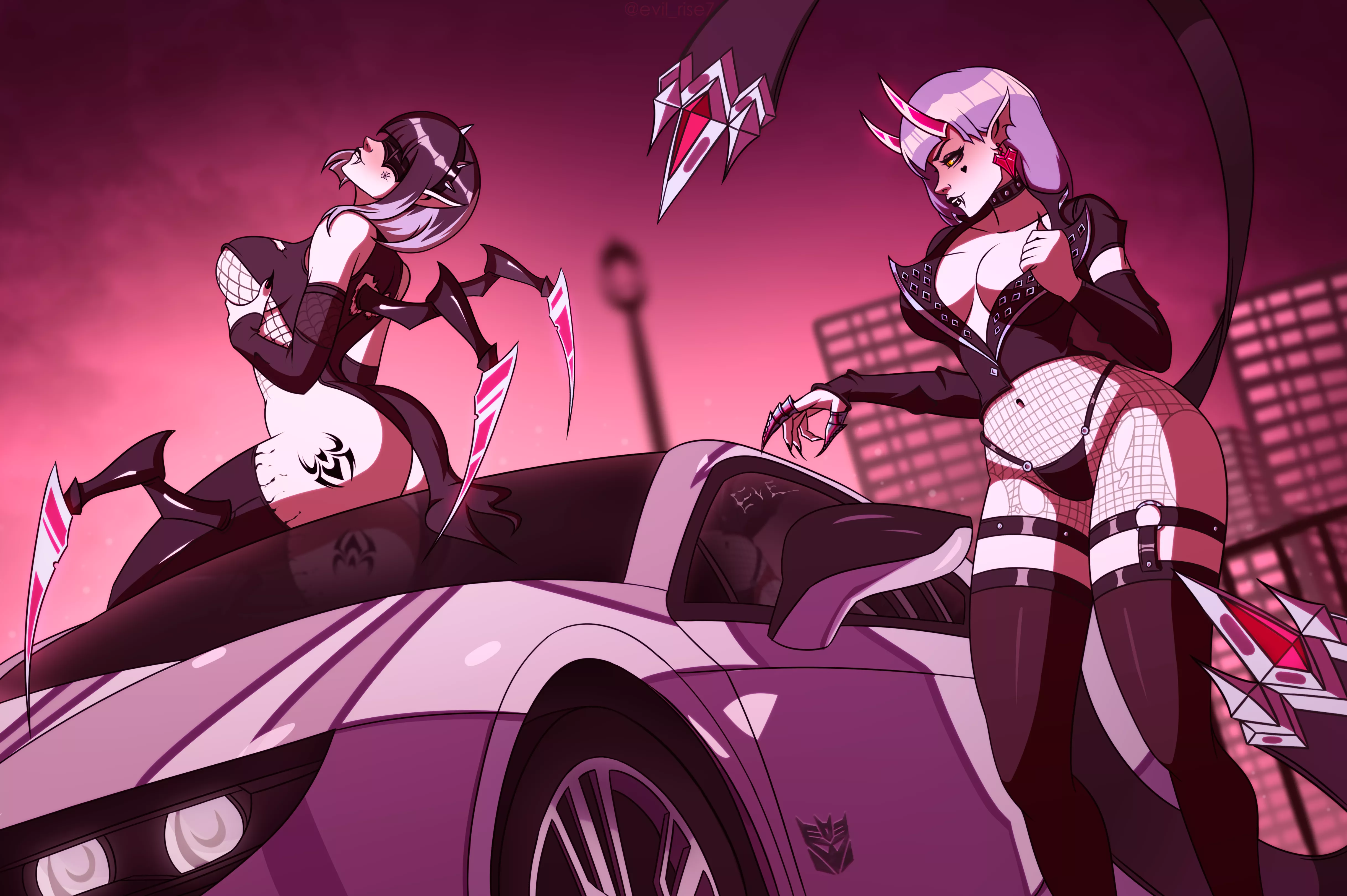 Evelynn and Elise. (Evil_Rise7)