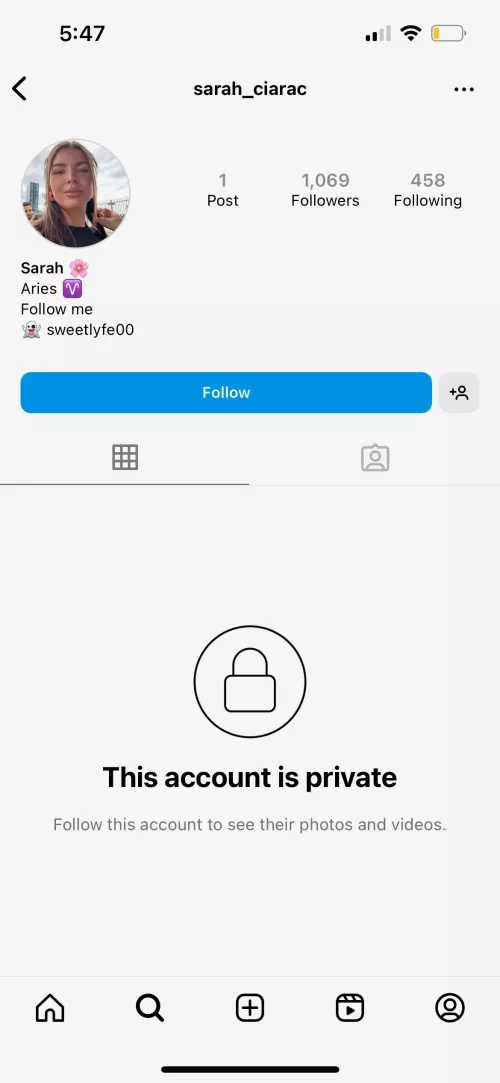 Hey, recently got blackmailed on instagram. They're sending my private photos around to all my followers can everyone please report the account. @sarah_ciarac