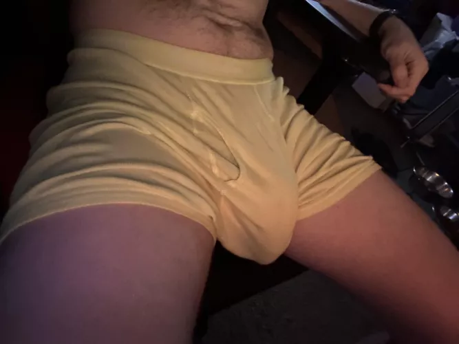 hot af in my house, doing computer work in my boxers today