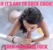 I love to suck cock like a little faggot