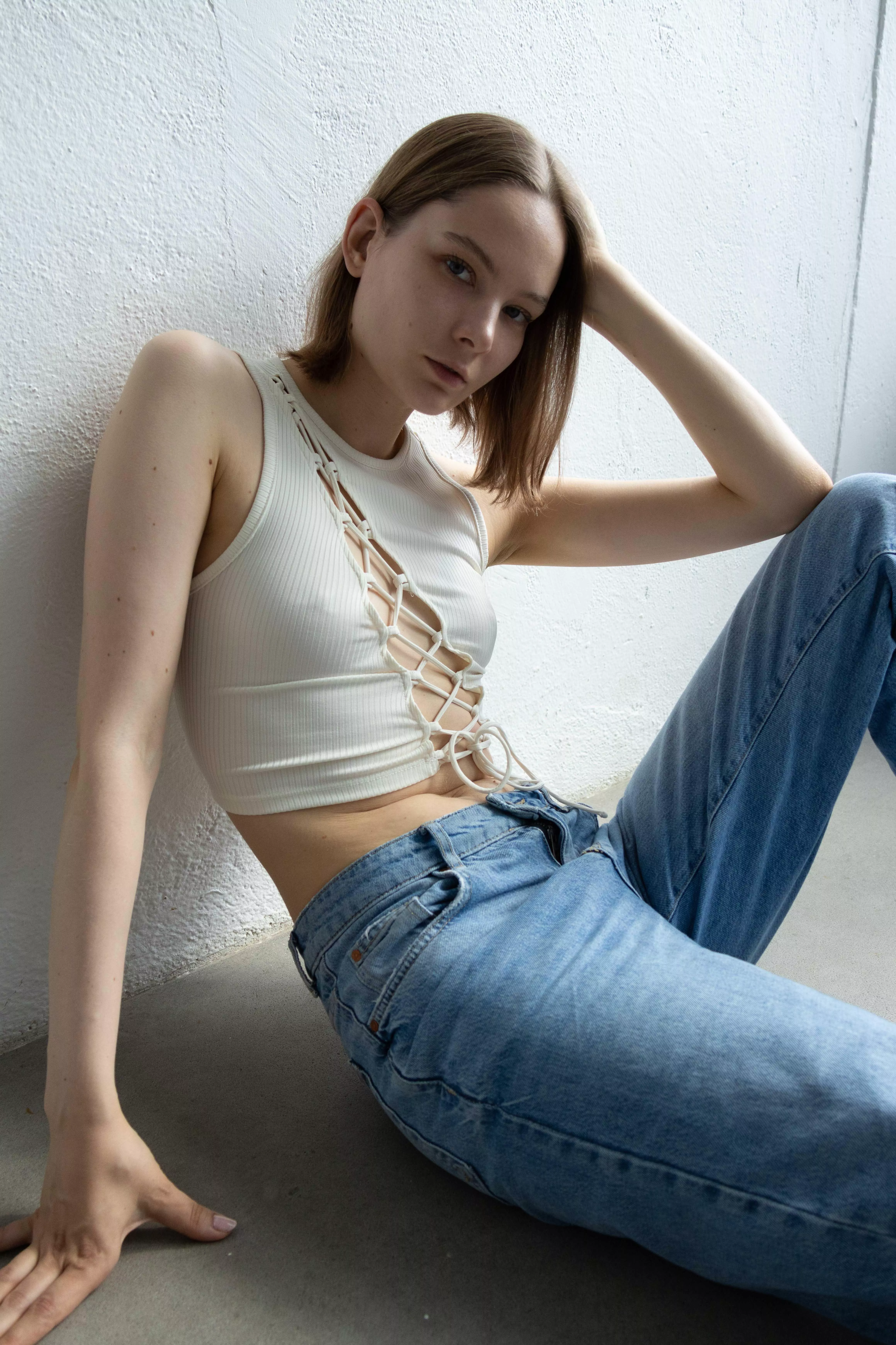 I’m still figuring out what to wear under this crop top