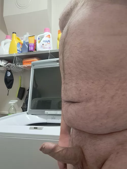 Laundry, because who doesn't love getting a load in