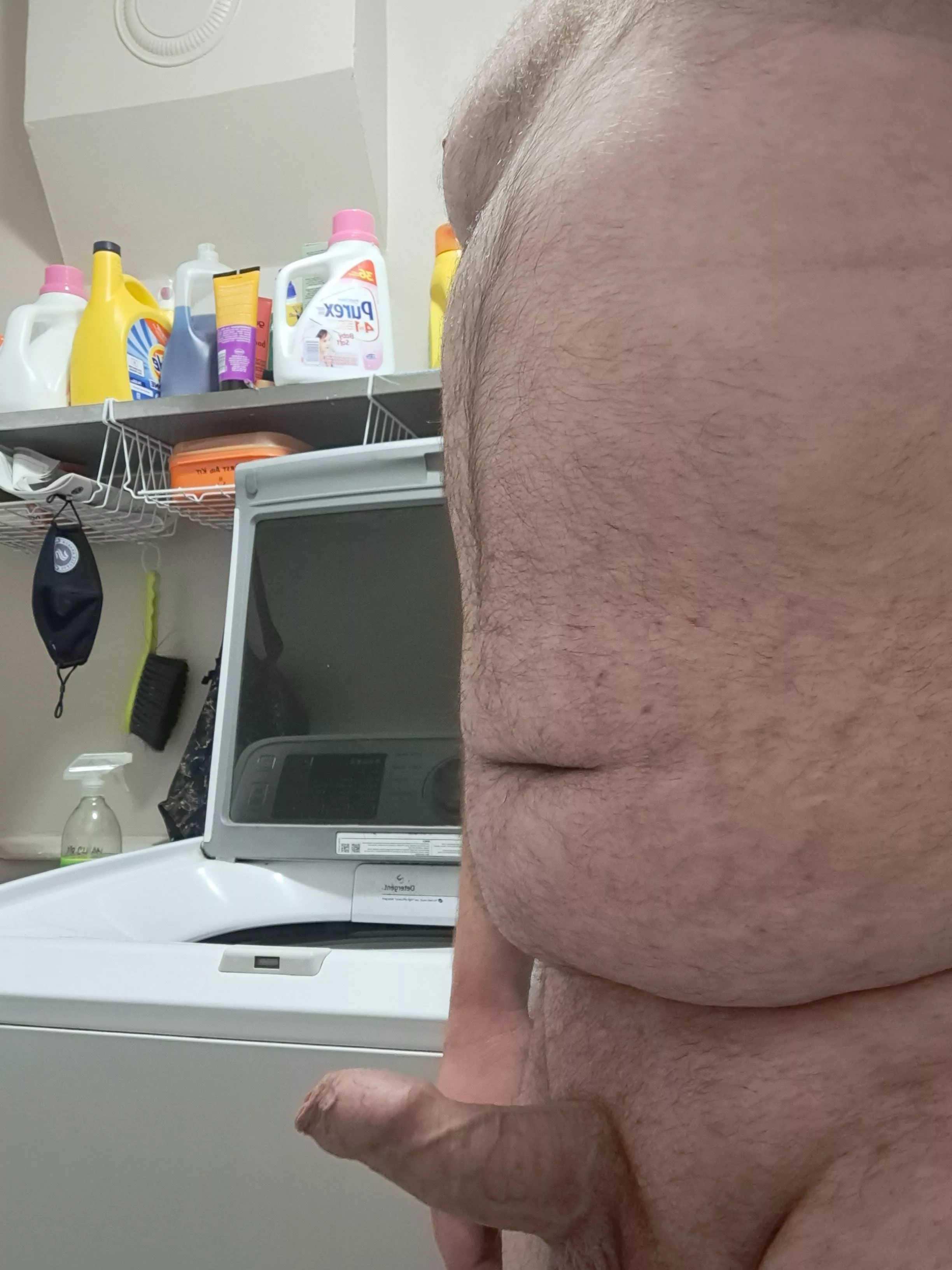 Laundry, because who doesn't love getting a load in