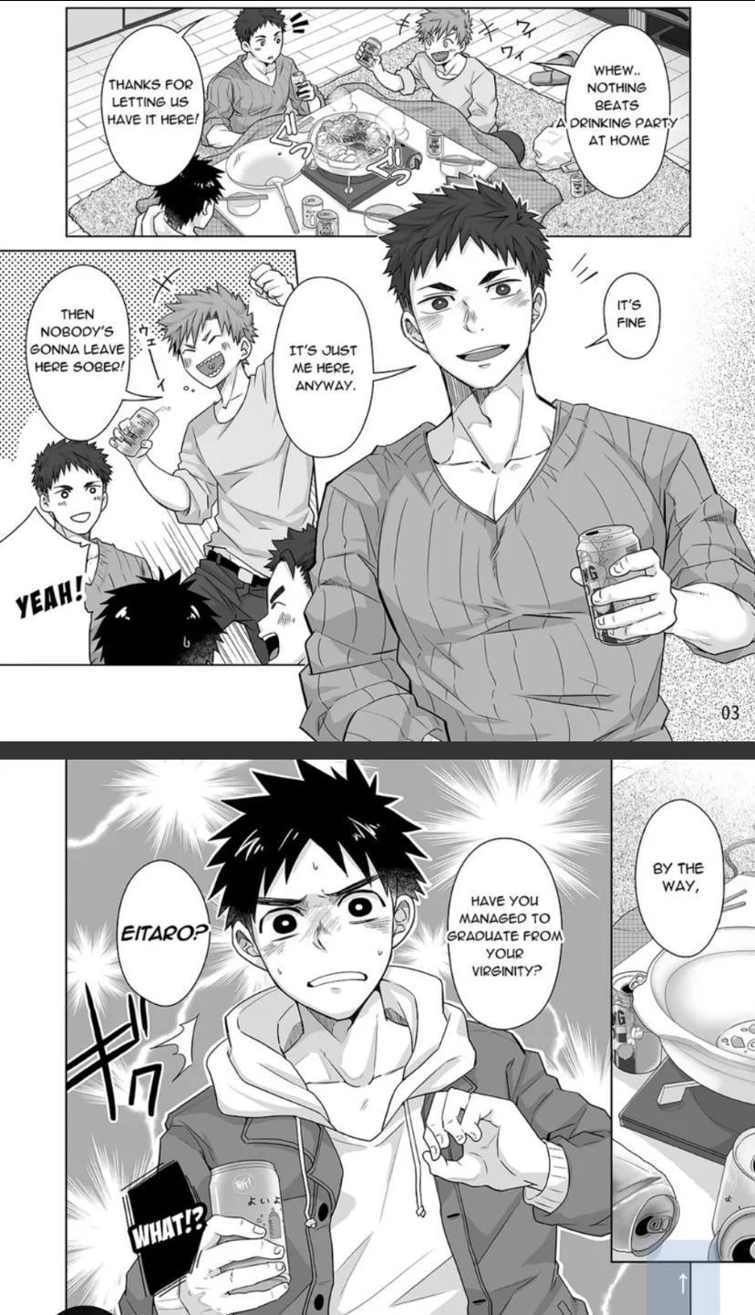 LF Mono Source: “Whew, nothing beats a drinking party at home” “Thanks for letting us have it here!” “It’s fine” “Its just me here, anyway.” “Then nobody’s gonna leave here sober!” “By the way,” “Have you managed to graduate