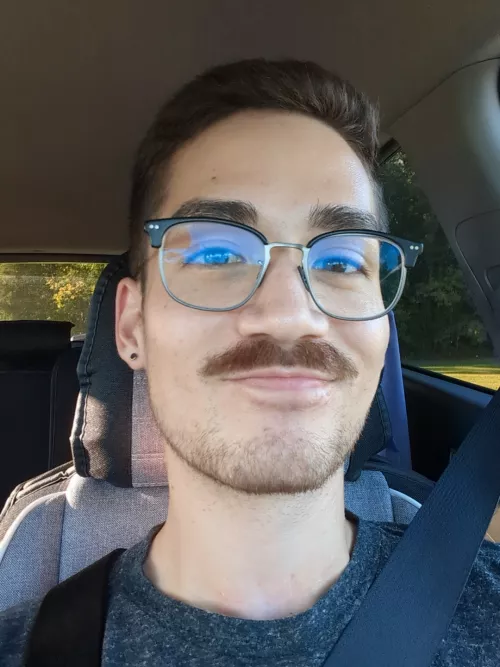 Maybe I won't delete this selfie this time 😅