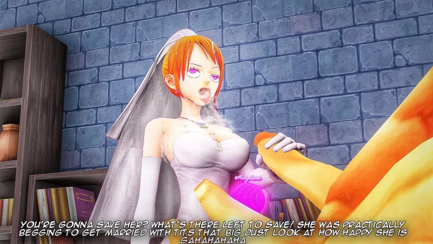 Nami can't escape getting married this time! (@Rizzykawai)