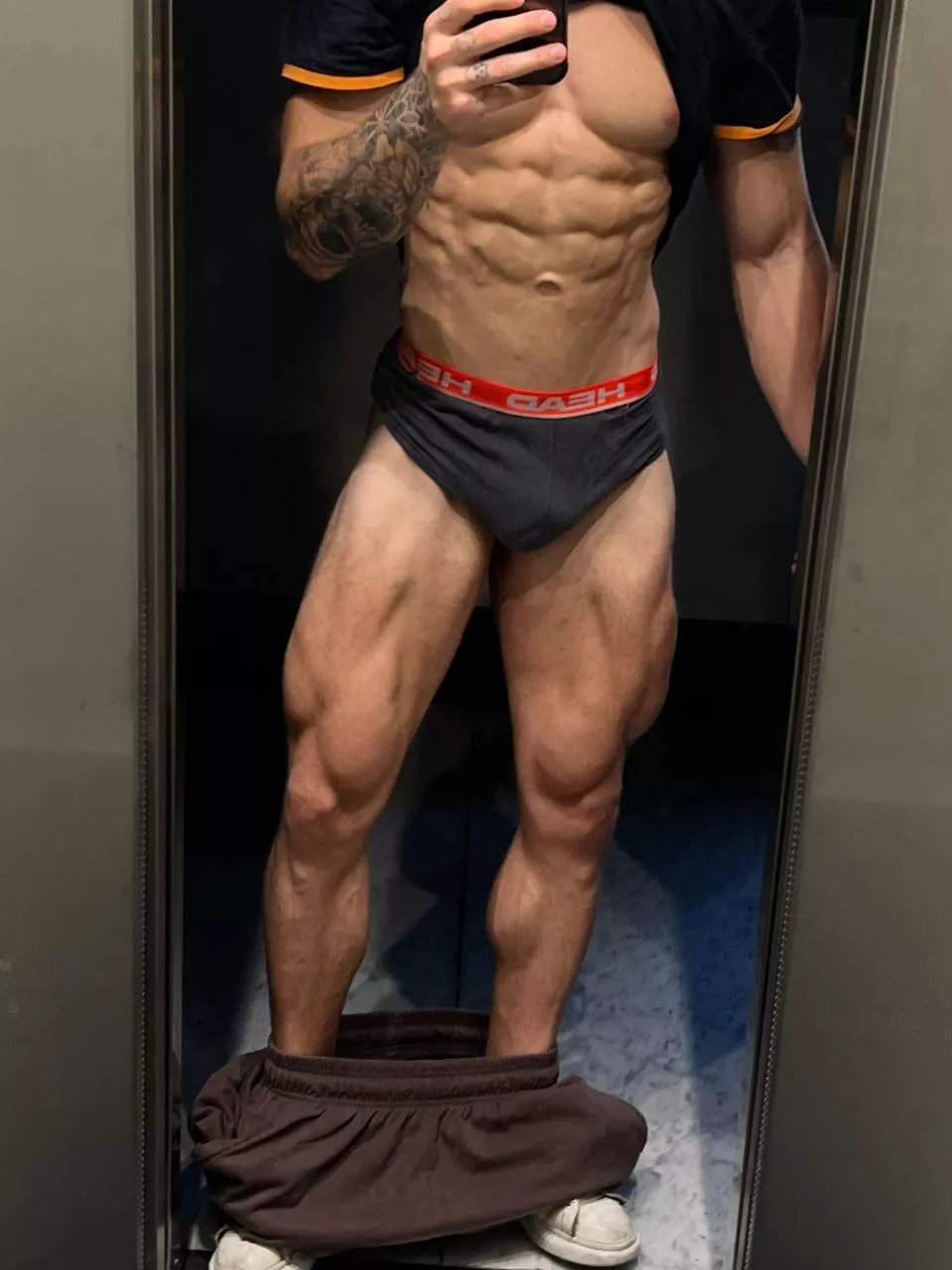 Oops,my pants have dropped again.