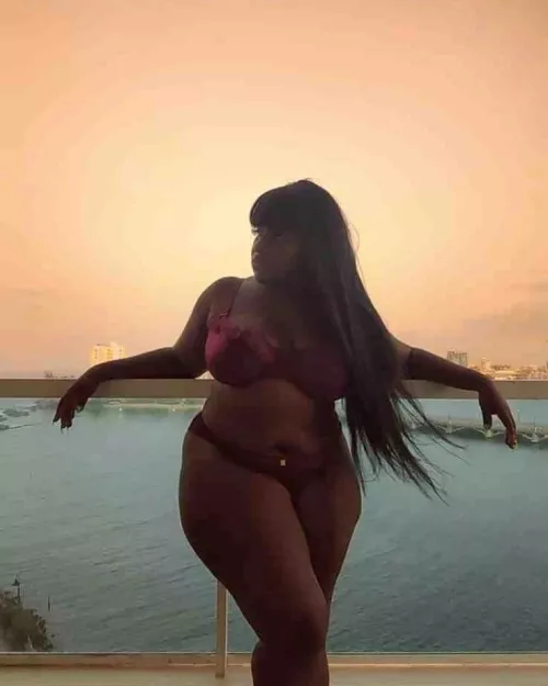 pull my bathing suit to the side and...