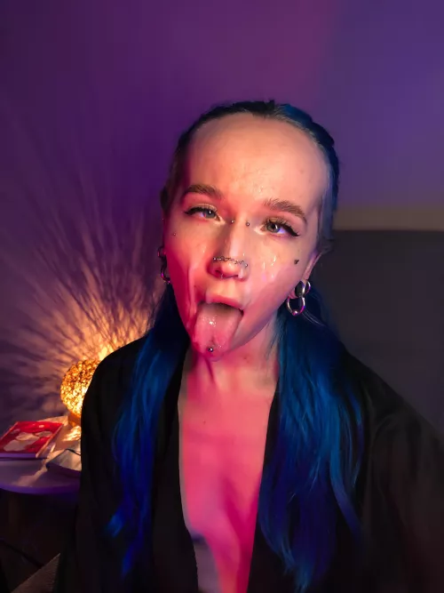 Real ahegao after sex