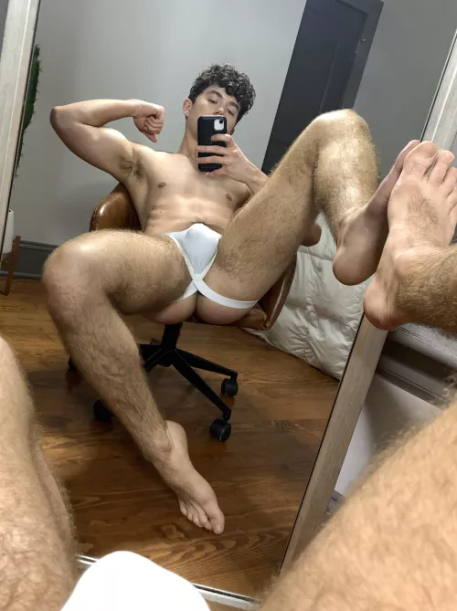 Sniff my feet, crotch and pits bro