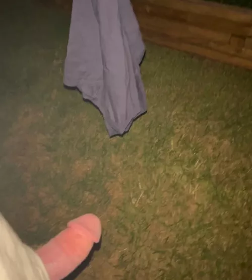 The shorts came off on the trail tonight