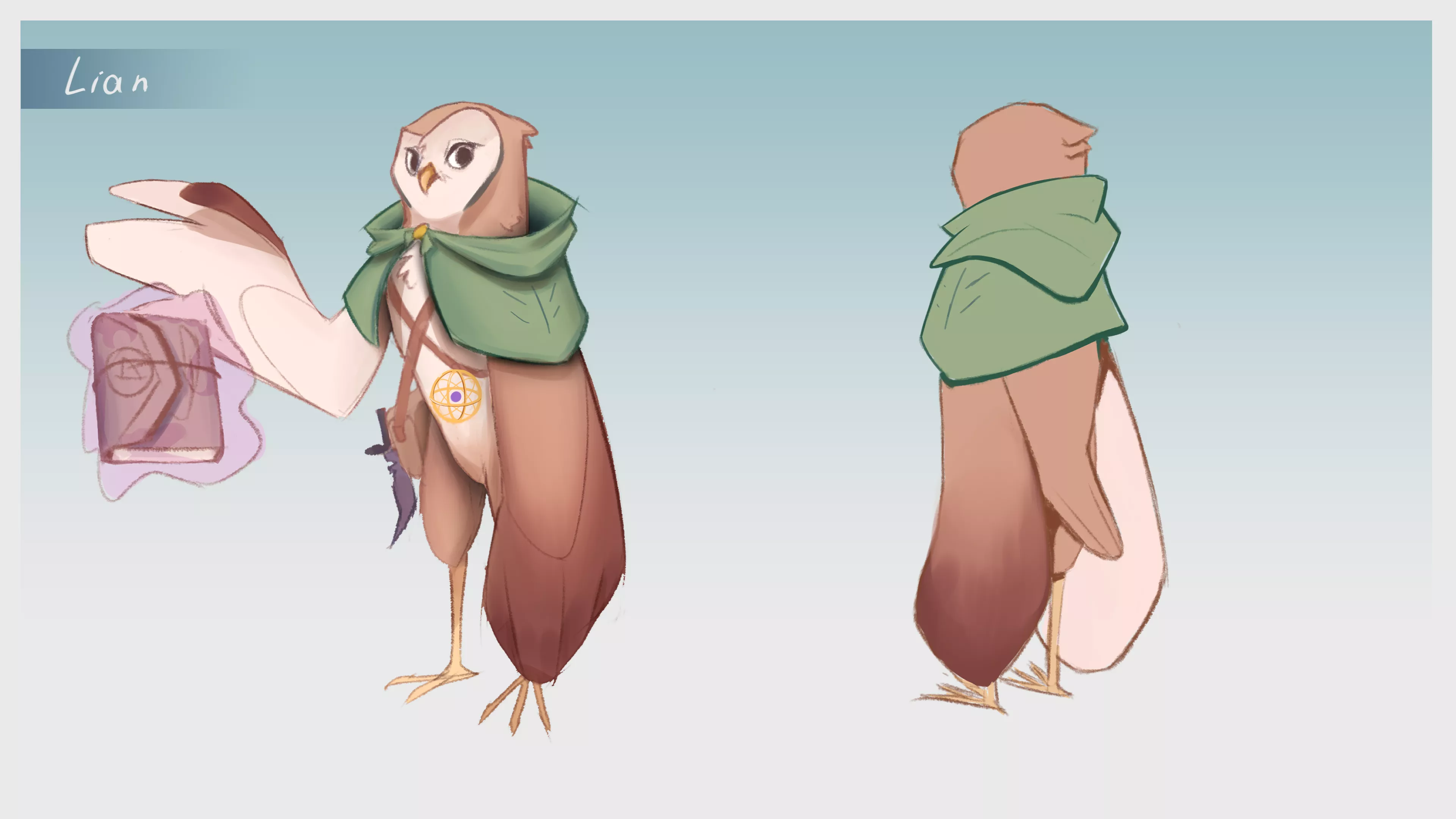 This is Lian my new OC, but I didn't really like this art, maybe I'll do a better redesign later