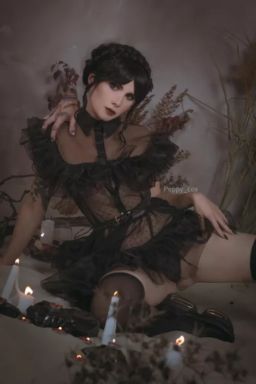 Wednesday cosplay by Peppy_cos