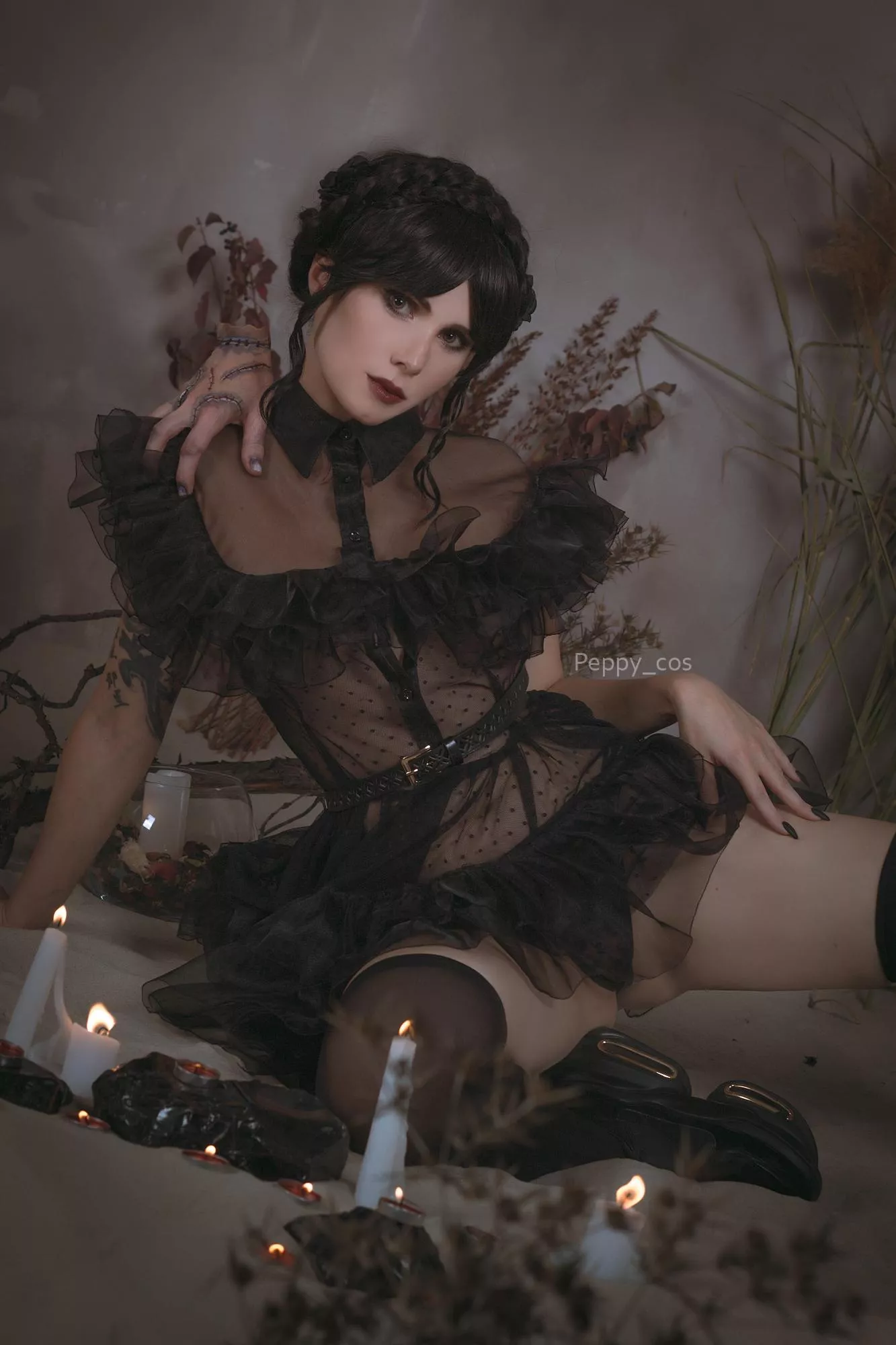 Wednesday cosplay by Peppy_cos