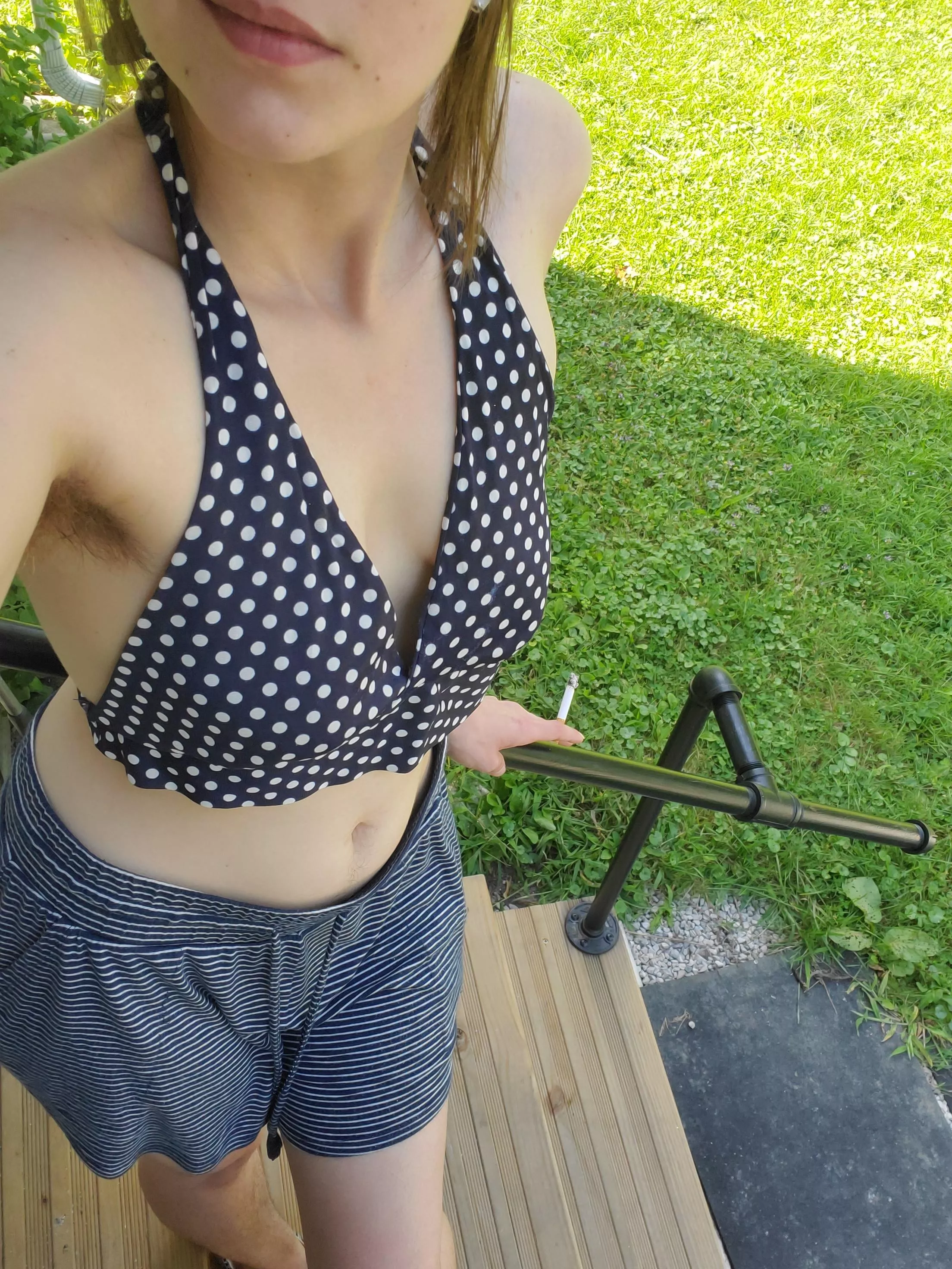 Who's kneeling in the grass ready to catch my ash?