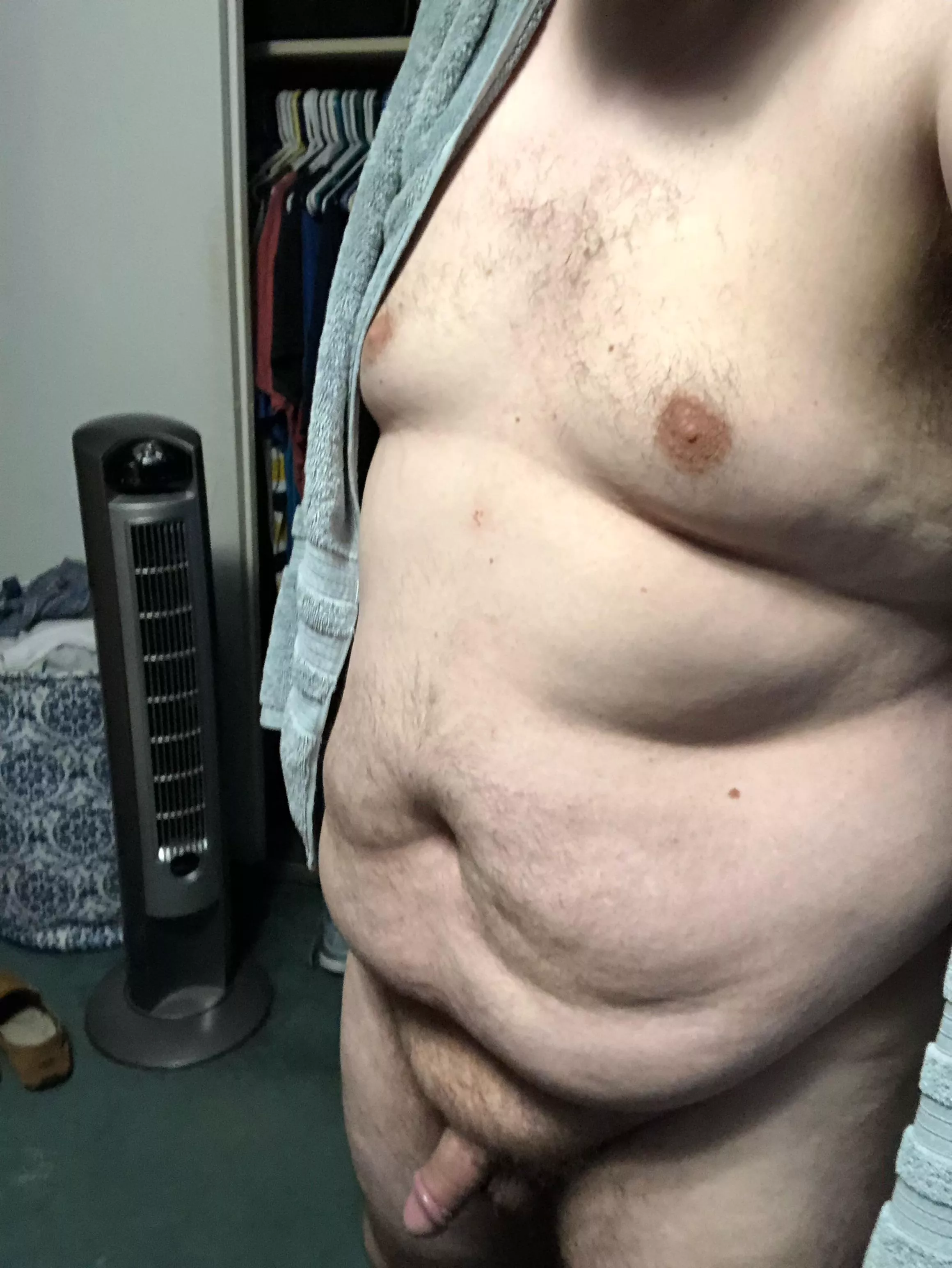 27m Just out of the shower and don’t want to go to work