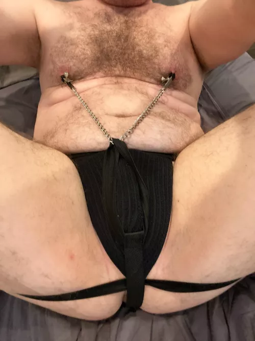 A little predicament bondage…
