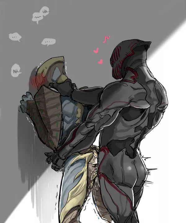 [Ash] [Stalker] really likes making frames submissive doesn't he? [Idk artist]