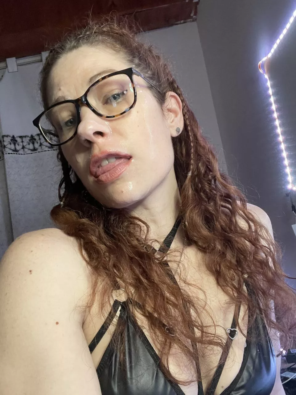 Feeling your hot cum on my face is my favorite thing