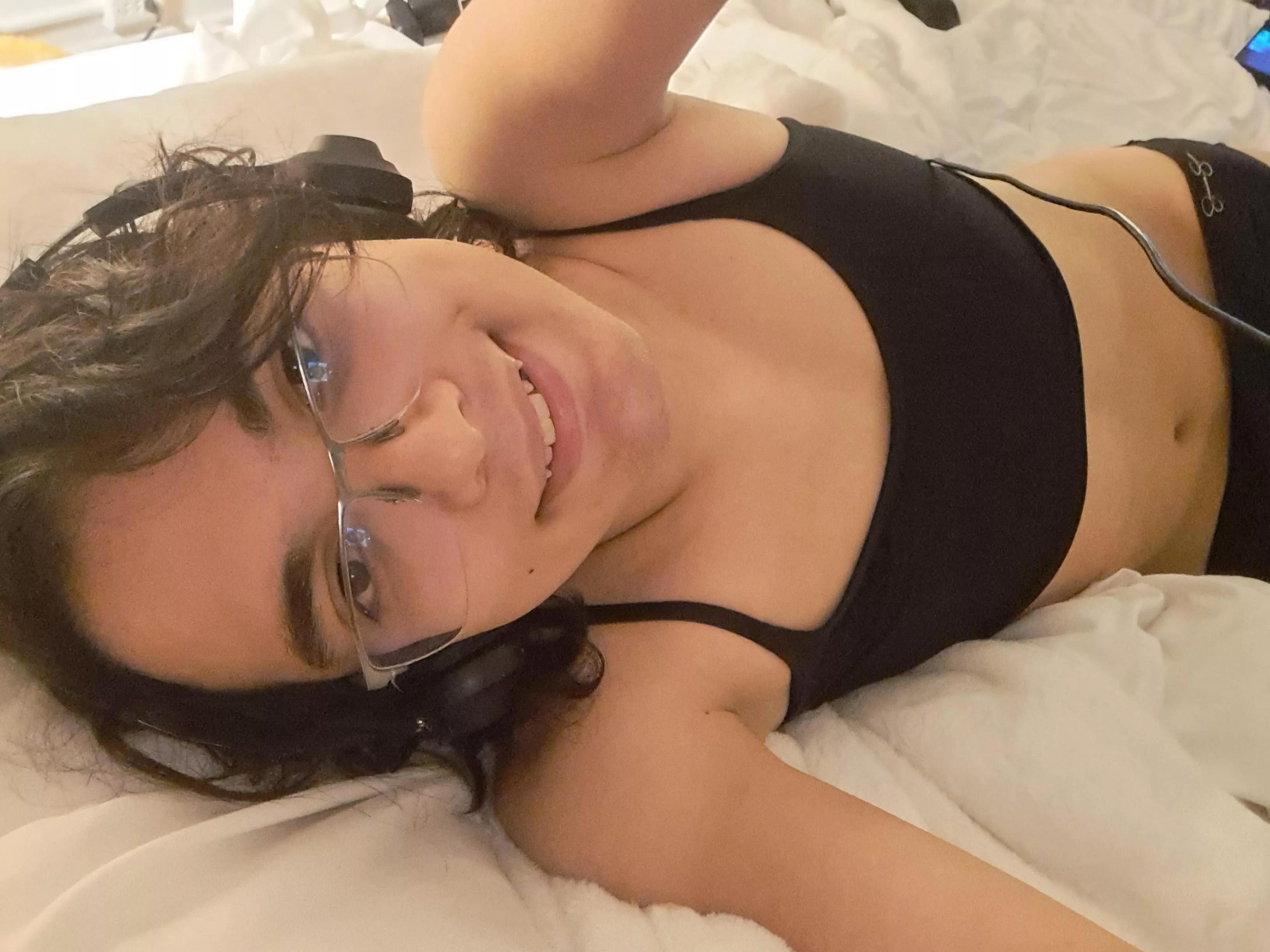 First time wearing a sports bra~