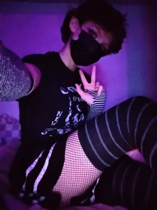 Fishnets with thigh highs, yes or no?