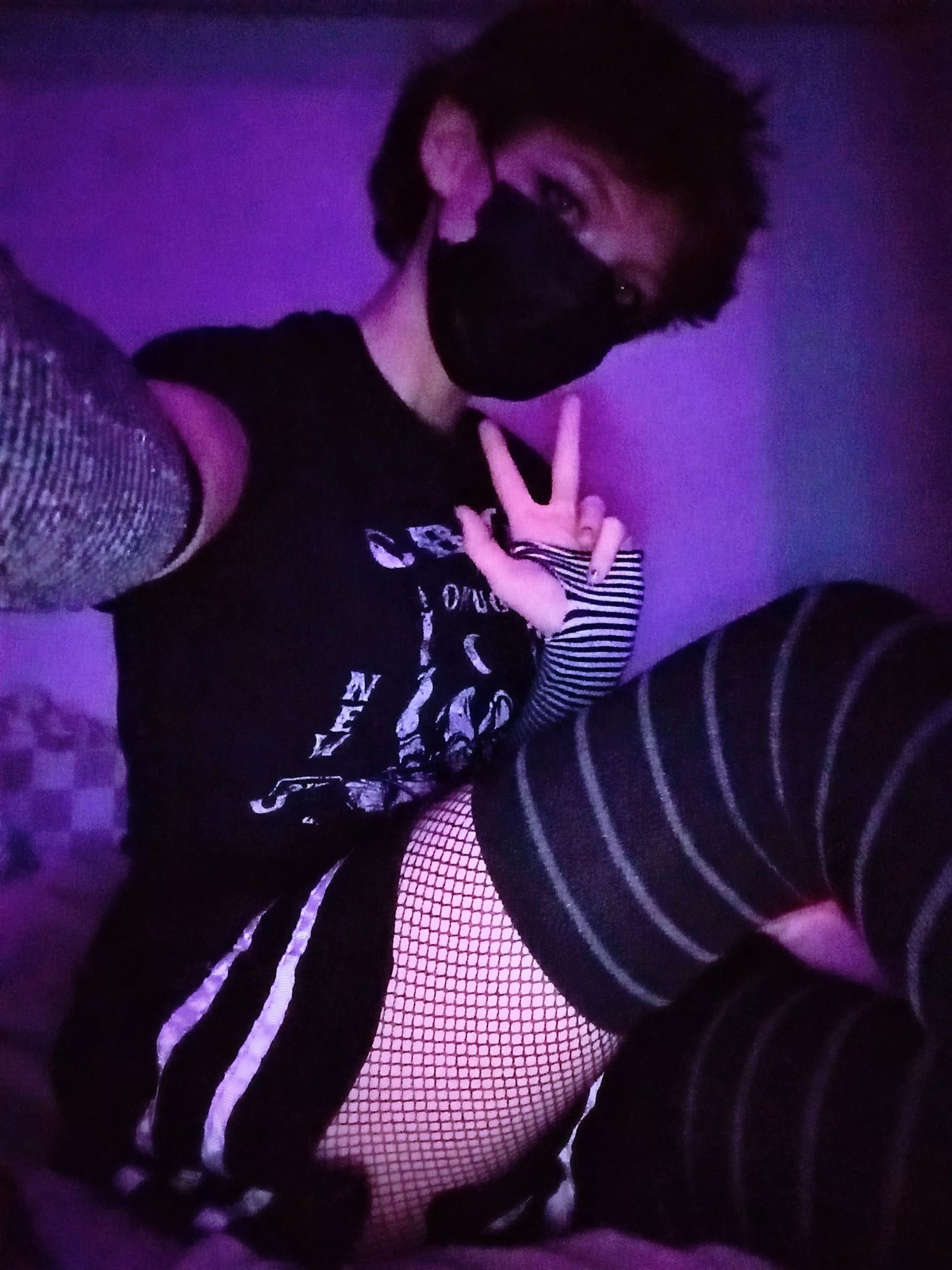 Fishnets with thigh highs, yes or no?