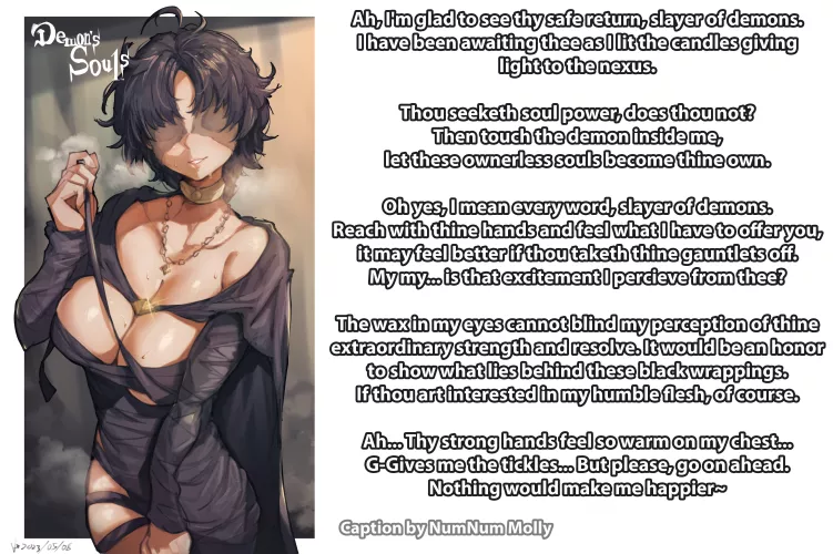 FromSoft Girls - Maiden in Black [Demon's Souls][Wholesome][Old English][Praise][Blindness][Series][Artist: Iparupa]