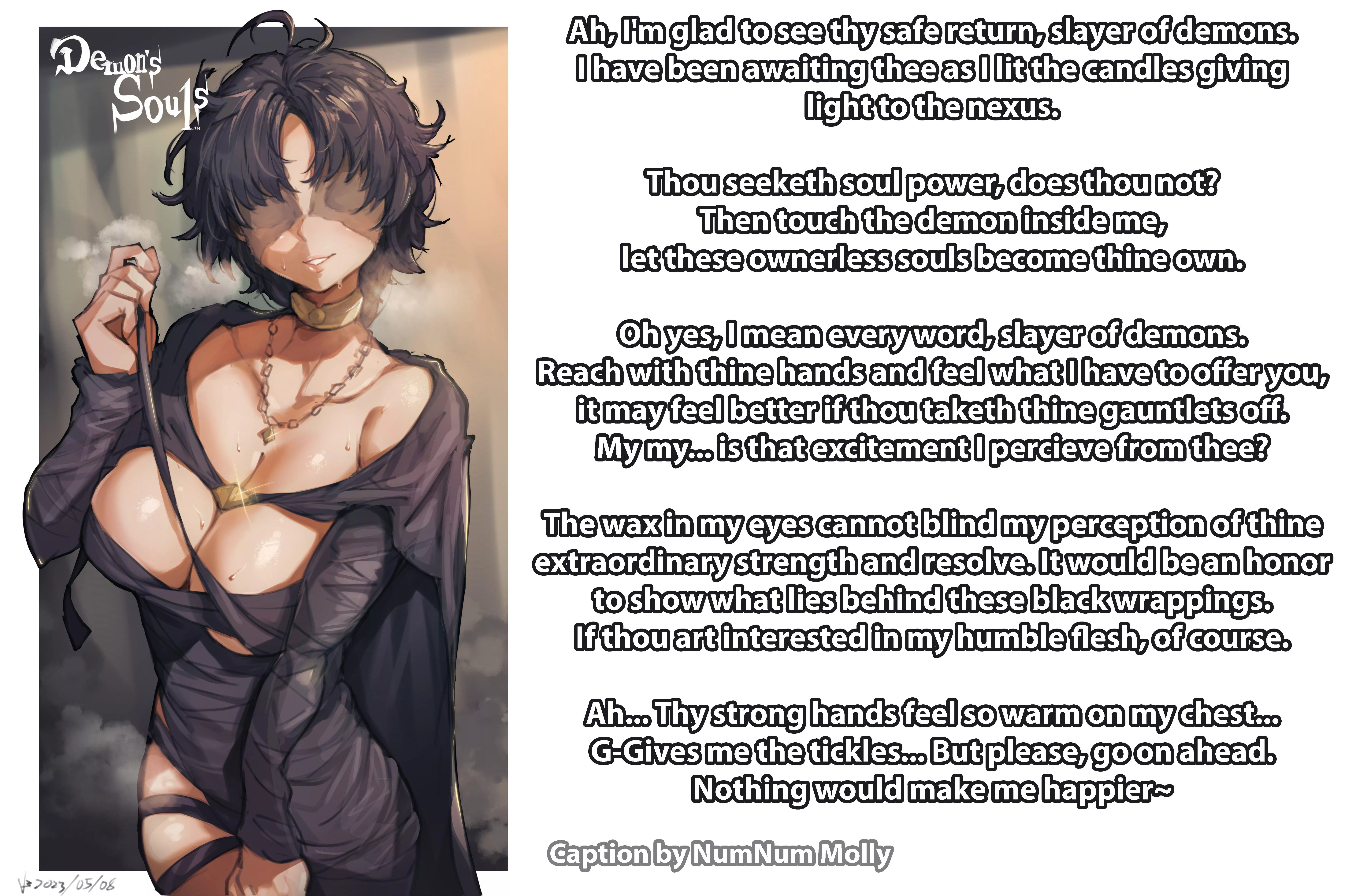 FromSoft Girls - Maiden in Black [Demon's Souls][Wholesome][Old English][Praise][Blindness][Series][Artist: Iparupa]