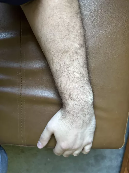 Hairy forearm