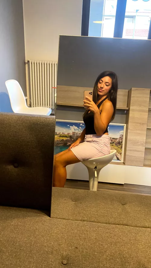 I enjoy taking mirror selfies that capture my confidence and style F19 OC