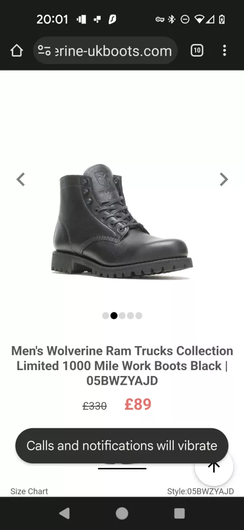 Is this UK Wolverine webpage legitimate?