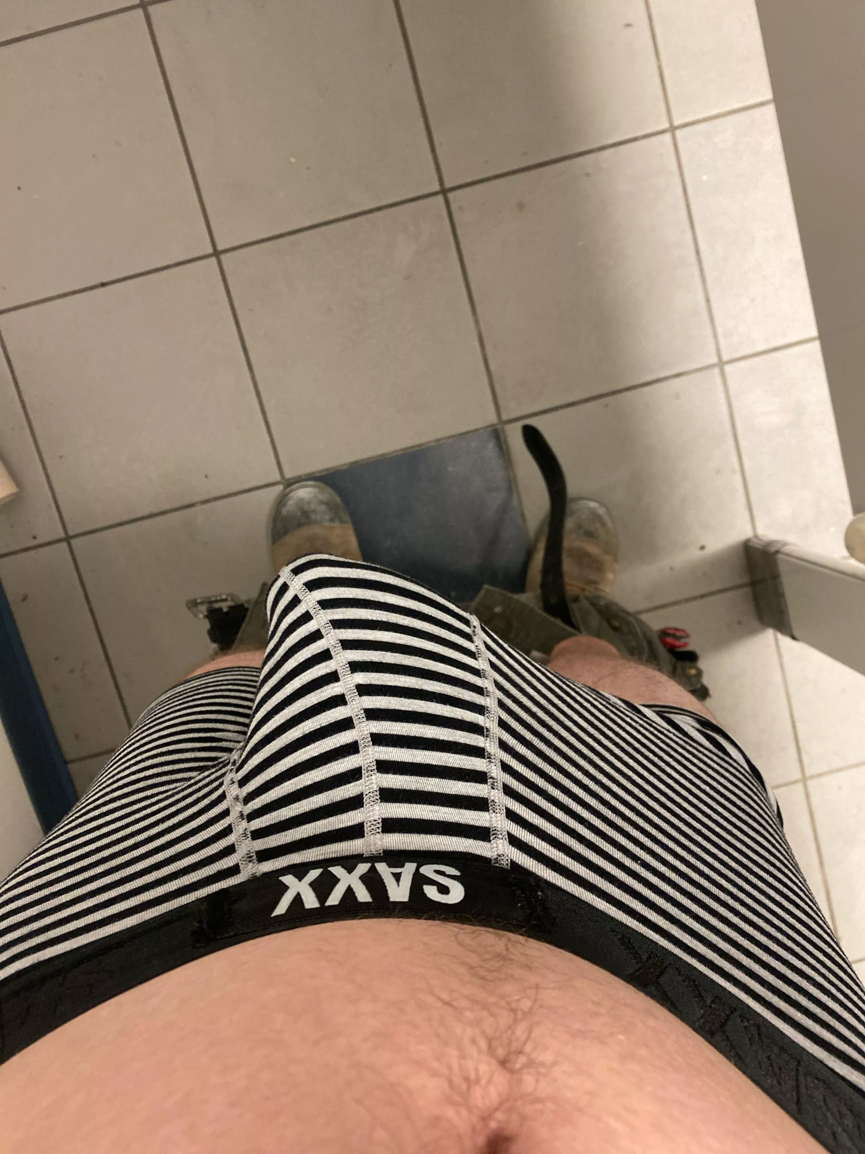 Nothing like the bathroom at work…